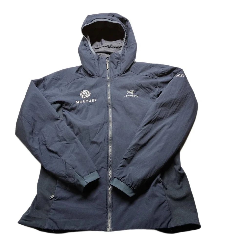 Arcteryx Atom LT Hoody Insulated Jacket Women's Large Navy Mercury 2021 Full Zip
